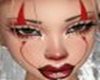 bloody clown makeup