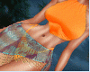 Tropical Orange Dress