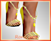 Jeweled Yellow Heel