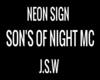 SON'S OF NIGHT NEON SIGN