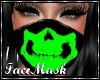 Face Mask - Skull Green