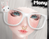 x Bunny Glasses - White