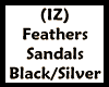 (IZ) Feathers BlackSilvr