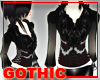 Red Goth Top By Gothic