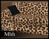 M' Couch leopard/black