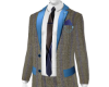 Mens Grey/blue Suit