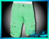 (W) Cargo Shorts Mint