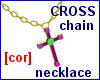 [cor] Cross necklace der