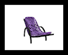 Purple Zebra Chaise
