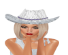 Silver Cowgirl Hat