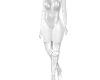 11 Latex Outfit white L
