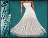 ".Wedding White S."Dress
