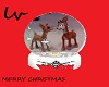 Christmas Reindeer Globe