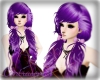 [C] Purple hair.