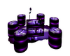 Purple Wolf Chat Couch
