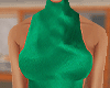 Sexy Green Silk Dress