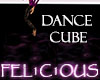 *Fe*Pink Teal Dance Cube