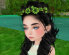 hair flor verde
