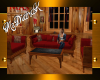 MsD Red Victorian Couch