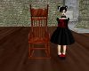gothic oak rocking chair
