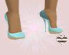 Teal & Gold Heels