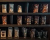 Cafe Coffee Shelves