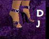 DJ- Purple Sparkle Heels