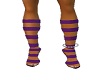 purple heel boots