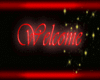 Neon welcome sign