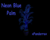 Neon Blue Palm