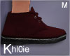 K Fall red shoes M