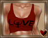 Ⓣ LoVe Top Red