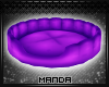 .M. Purple 2 Pet Bed