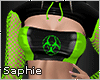 Toxic Lay.Crop Hoodie