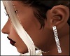 Chain n Diamond Earrings