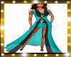 Sexy Teal Gown