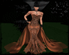 [SM] Glamour Rust Dress