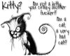 naughty cat(not kitty!)