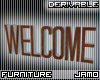 Mesh - 3D Welcome Sign