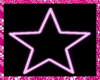 Fluro Pink Wall Star