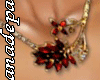 [A&P]necklaces flor red