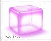 SCR. Pink Neon Cube