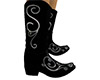 Blk Cowboy Boots