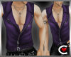 *SC-Leather Vest Purple