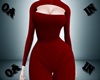 RED JUMPSUIT KNITTING