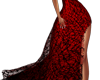 ha. Webbed Dress Red