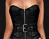 $ chained corset black