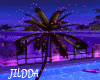 J~ Neon Pool Palm Lamps