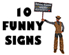 :) 10 Funny Signs