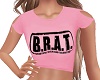 Andro Pink BRAT Logo T